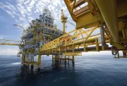 Offshore energy facility representing communication and IT solutions for the energy sector by Elevate Technology.